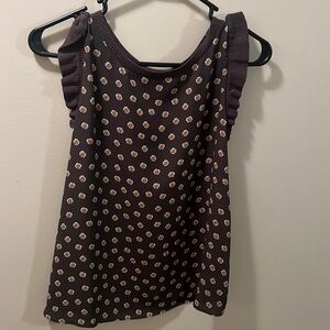 Loft Dark Green Tank Top